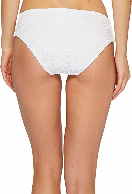 Becca by Rebecca L4213 Virtue Captured Tab Side Hipster Bikini Bottom Size M