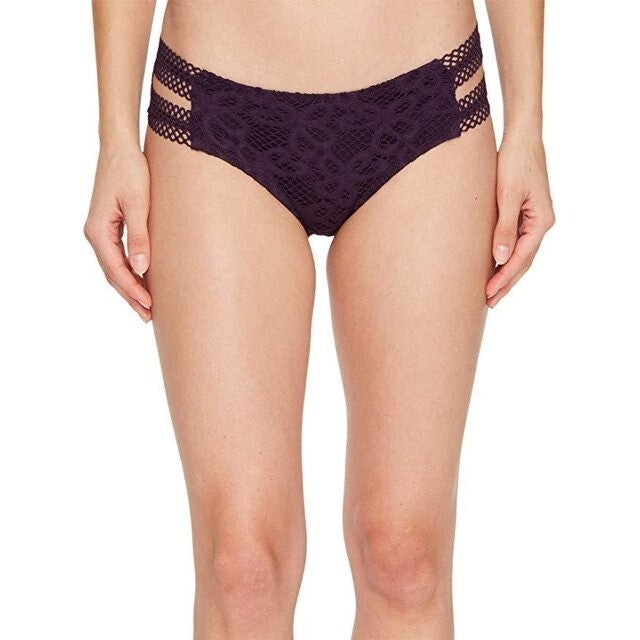 BECCA by Rebecca L20333 Virtue Captured Hipster Plum  Bikini Bottoms Size S