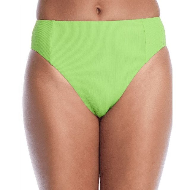 Becca by Rebecca Fine Line High-Waist Bikini Bottom L140913 Women’s Size Large