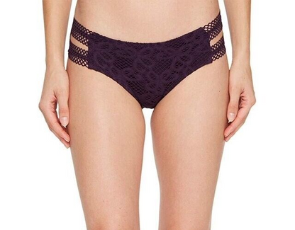 BECCA by Rebecca L20333 Virtue Captured Hipster Plum  Bikini Bottoms Size S