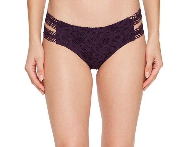 BECCA by Rebecca L20333 Virtue Captured Hipster Plum  Bikini Bottoms Size S